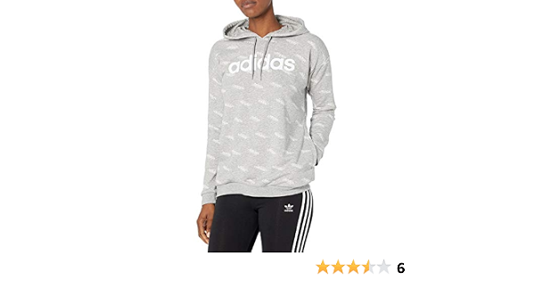 adidas Sudadera con Capucha para Mujer Favorites, Mujer, Sudadera, HBC09,  Gris Jaspeado/Blanco, XXS : Amazon.es: Ropa