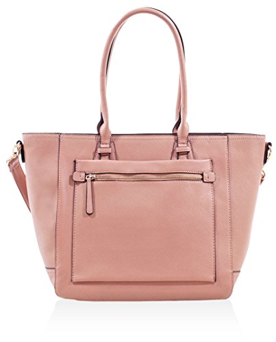 DELUXITY Women's Classic Tote, Tan