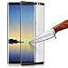Galaxy Note 8 Screen Protector, Anti-Scratch 3D Curved Full Coverage Tempered Glass for Samsung Note8 [0.33mm, Black]