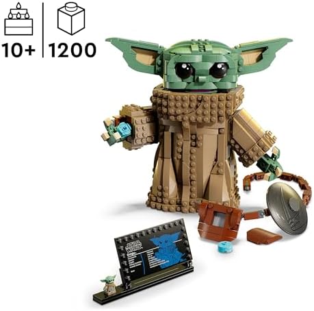 Star Wars 75446 Grogu (Apprenti du Mandalorien) Jouet de Construction - Décoration pour Chambre d'enfant avec Figurine - Maquette d'Armure en Beskar - Cadeau pour Garçon, Fille ou Fan dès 10 Ans
