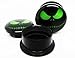 Pierced Republic The Nightmare Before Christmas Ear Plugs - Acrylic Screw-On - New - 8 Sizes - Green Jack Skellinton - Pair (00 Gauge (10mm))