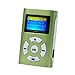 Mini Perman Portable USB 2.0 LCD Screen Metal MP3 Music Player Only, Support 32GB Micro SD TF Card Green