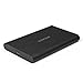 QICENT HDD Enclsoure 2.5-inch USB Type C 3.1 External HDD Hard Drive Disk Enclosure Case with USB C Interface for 9.5mm HDD and SSD [ Optimized for SSD, Support UASP & SATA III] - Black