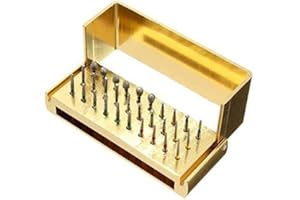 ALLMUIS High Speed Diamond Bur Set with Aluminium Alloy Shelf