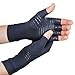 Tommie Copper Fingerless Gloves, Black, X-Large