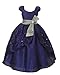 iGirldress Polysilk Holiday Christmas Party Flower Girl Dress