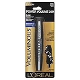 L'Oreal Voluminous Power Volume 24H Waterproof Mascara, #691 Black - 0.33 Oz, Pack of 3
