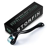 Derma Roller Titanium Microneedling Tool for Facial Skin Care - 540 Pin Microneedle Roller is The Best Face Roller for Home Use with 0.25mm Needles - Professional DermaRoller Includes Storage Case