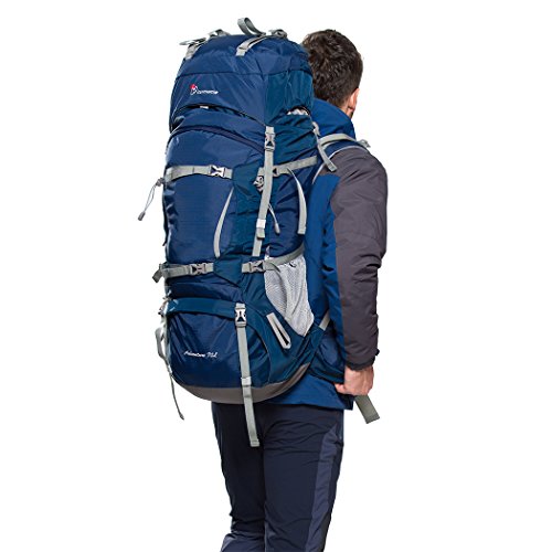 Mountaintop 70L/75L Internal Frame Hiking Backpack Pricepulse