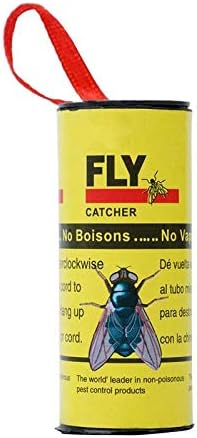 Mosquito Trap Sticky Paper - Insect Bug Fly Catcher - No-Toxic Fly Ribbon Eco-Friendly Fly Bait Sticky Paper Rolls for Indoor House Plant, Organic Garden, Outdoor