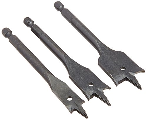 Vermont American 14494 - Self Feed Stubby Spade Bit Set, 3-Piece