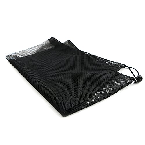Bignc 3 Pack Mesh Stuff Sack with Cord Lock Closure, Durable Lightweight Nylon Mesh Storage Ditty Bag, Laundry Bag, Golf Ball Bag
