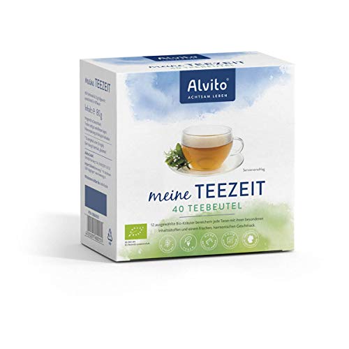 Alvito - TeeZeit - mein Kräutertee im Teebeutel - 40x2 g - 4er Pack