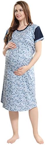 Kayimi Women's Premium Cotton Feeding Maternity Nursing Slip Night Dress