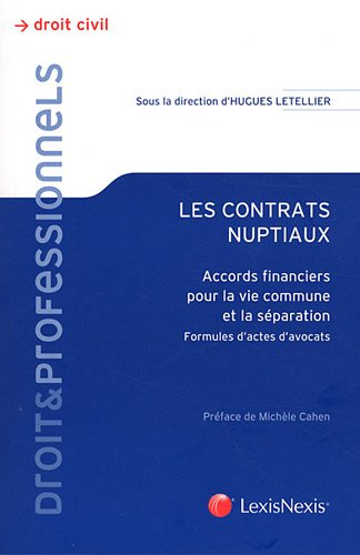 Les  contrats nuptiaux