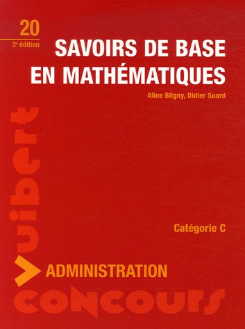 Savoirs de base en mathématiques