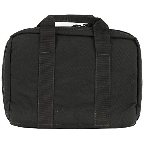 Drago Gear Double Pistol Case, Black, 12.5" x 9.5" x 4.5"