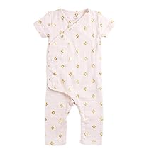 aden + anais Short Sleeve Kimono One-Piece, Metallic Collection