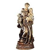 Avalon Gallery Figurine Bellavista Old World Masters Collection Resin Statue, 6.5-Inch, Saint Anthony