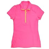 Birdseed Golfwear® Big Girl's Solid Short Sleeve Golf Polo Shirt