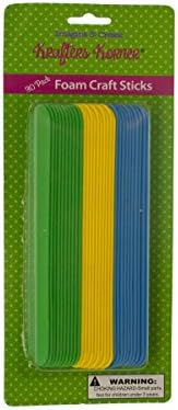 Foam Craft Sticks Set - Pack of 96