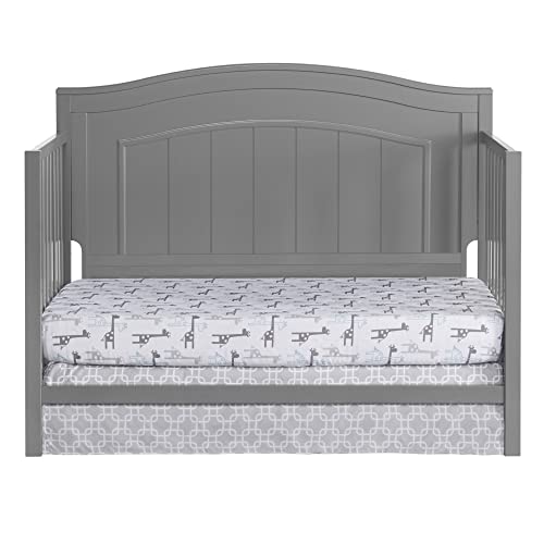 Oxford Baby North Bay 4in1 Convertible Baby Crib, Dove Gray