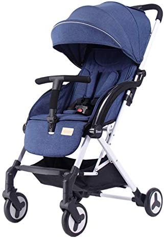 CDREAM Baby Stroller Lightweight Pram One Hand Fold Adjustable Suitable for Airplane,Blue(A)