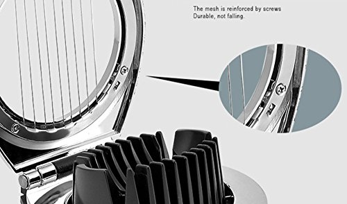 Egg Cutter,Stainless Steel Wire Egg Slicer,A Great Egg Cutter For Hard Boiled Eggs.