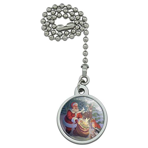 GRAPHICS & MORE Christmas Holiday Santa Magic Peace Doves Ceiling Fan and Light Pull Chain