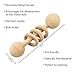 Jam Naturals- Wood Baby Rattle - Montessori Inspired Rattle for Babies (Classic)