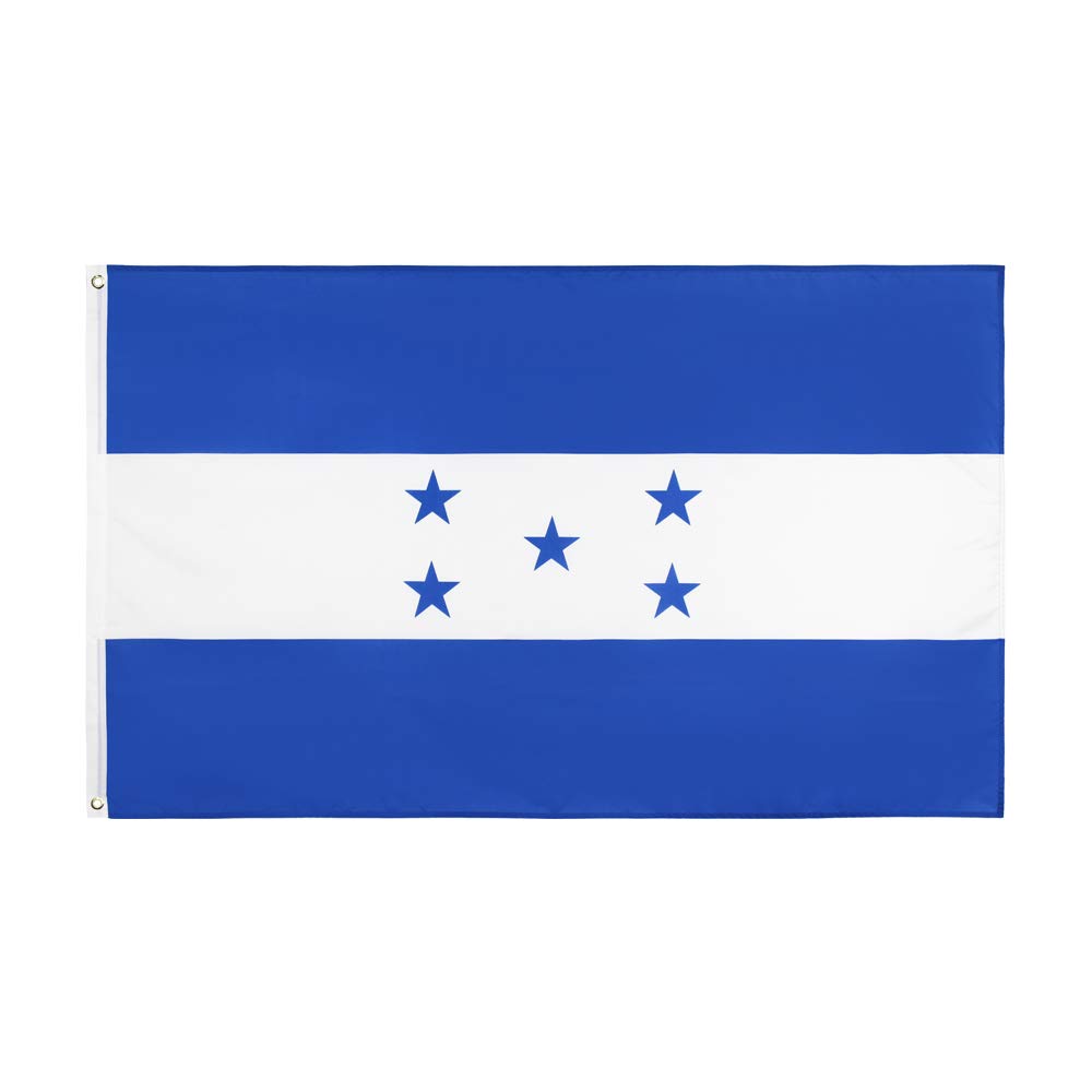 Photo 1 of ANJOR Honduras Flag 3x5Fts - Honduran Flags With Brass Grommets 3 X 5 Ft
