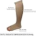 Open toe Toeless Compression Socks 3 Pairs for Women Men 15-20 mmHg Support Stockings Running Travel Pregnancy (L/XL, Nude)