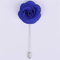 Man Groom Boutonniere Silk Satin Colorful Rose Flower Men Wedding Party Prom Man Suit Corsage Pin Brooch