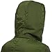 Bifast Ladies Hooded Lightweigt Waterproof Rainwear Outdoor Long Slim Raincoat Army Green XL