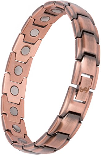 Elegant pure copper magnetic therapy bracelet pain reli…