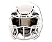 Elitetek Chrome Football Eye-Shield Visor - Universal Helmet Fit Youth and Adult Helmets (Mirror)