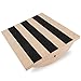 Professional Wooden Balance Board Calf Stretcher - Foot Rocker Board for Injury Rehabilitation Exercise and Core Strength Training - Ideal Physical Therapy Equipment (300 Lbs Capactiy)
