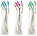 Z Zicome 3 Pair Reusable Waterproof Household Latex Gloves for Kitchen Dish Washing Laundry Cleaning (Large)