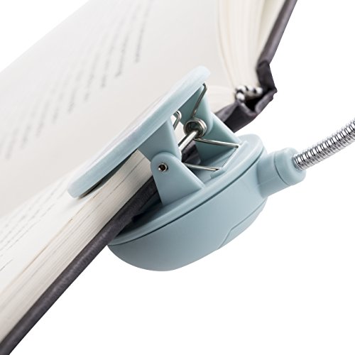 Disc Reading Light by WITHit - LED Book Light with Chrome Neck for Books, E-Reader and E-Book Light… (Dogs)