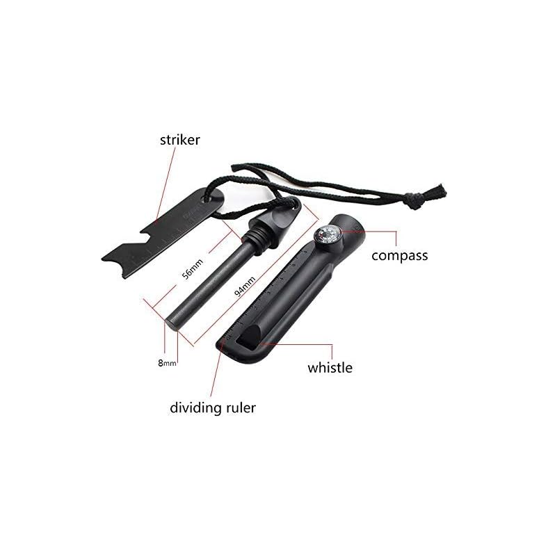 geddid Feuerstarter Feuerstein für Survival Camping Outdoor Bushcraft