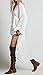 R.Vivimos Womens V Neck Bell Sleeve Vintage Floral Embroidered High Low Long Dresses Medium White