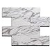 ARTESANIA MURO Peel and Stick Emboss Wall Tiles Bricks/DIY Kitchen Bathroom Backsplash/Fire Proof/Water Proof/Anti-Mold/ 12