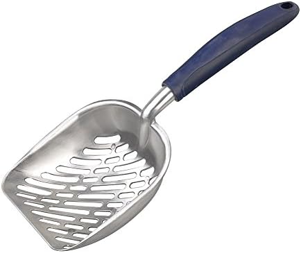 Cat Litter Box Scoopdesign Makes Clean Up Easy Two Toned A Nasty Job Less Comfortable Plastic Handle Ideal For All Types