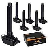 QYL Pack of 6 Ignition Coils Replacement for Chrysler Dodge Avenger Challenger Charger Durango Journey Jeep Ram 1500 Wrangler Routan V6 3.6L C1791 UF648