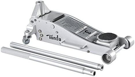 TONDA Aluminum 3 TON Low Profile Floor Jack, Rapid Pump Quick Lift