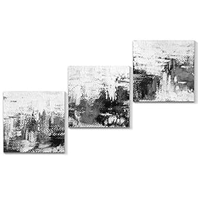 signwin 3 Piece Canvas Wall Art Abstract Color...