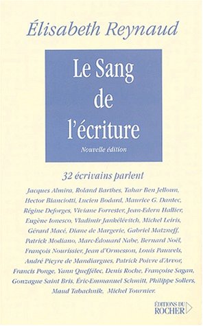 Le  sang de l'écriture