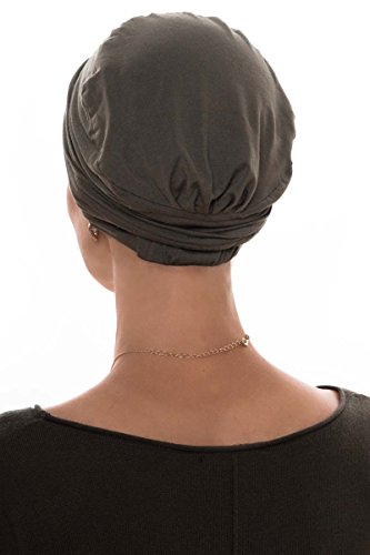 Couture Cap-Caps for Women with Chemo Cancer Hair Loss Luxury Bamboo - Midnight Blue