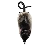 Lowpricenice Soft Rubber Mouse Fishing Lures Baits Top Water Tackle Hooks Bass Bait (Black)