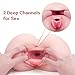 Male Masturbators Pussy Ass Sex Doll for Men Masturbation, Adorime 3D Realistic Virgin Butt Stroker Adult Toys with 2 Openings and Built-in Functional Tighten-Rings for Intense Stimulation(5.5lb)